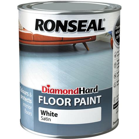 ronseal diamond hard floor paint white 5 litre
